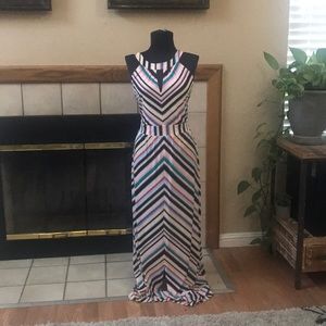 Slimming Striped Dress